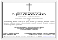 SEPELIO DE DON JOSE CHACON CALVO