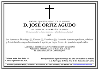 SEPELIO DE DON JOSE ORTIZ AGUDO