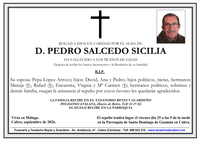 SEPELIO DE PEDRO SALCEDO SICILIA