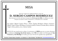 MISA D. SERGIO CAMPOS RODRIGUEZ