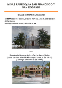 (HORARIO INVIERNO) MISAS PARROQUIA SAN FRANCISCO Y SAN RODRIGO_2